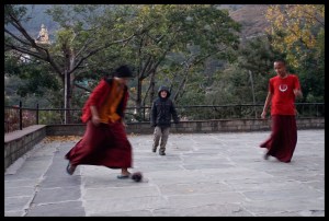 Soccer with Monks