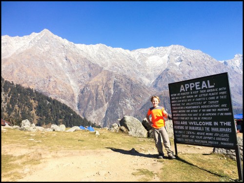 The view from Triund (outer Himalayas)