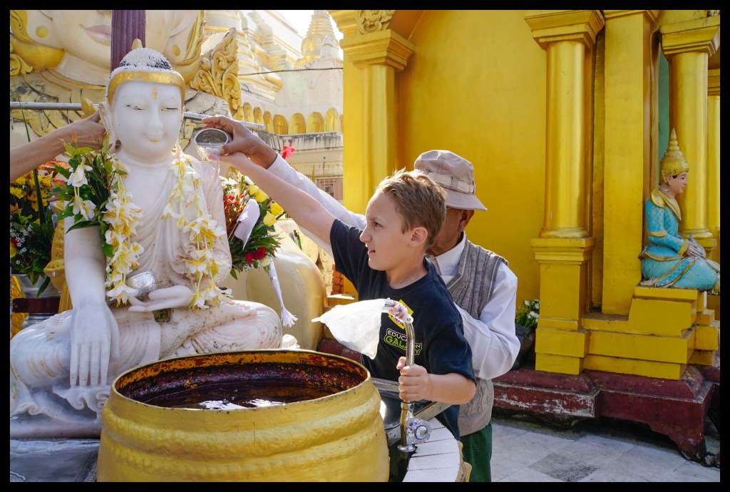 Bathing the Buddha