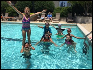 Pool time with friends!