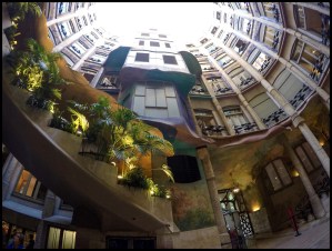 One of the inner courtyards