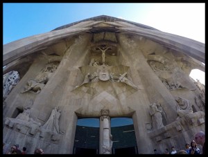 One facade of the building.