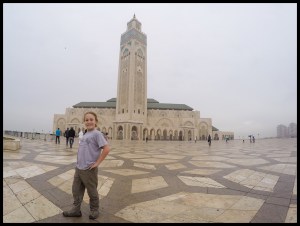 Inside the amazing King Hassan II Mosque