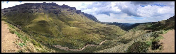 The Twelve Apostles on our way up to Sani Pass.